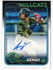 2024 Topps Pro Debut Autographs Angel Genao #PD-181 card