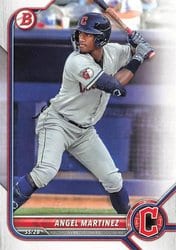 2022 Bowman Draft Base Set Angel Martinez #BD-134 card