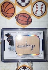 2024 Panini National Treasures Prospect Jumbo Lumber Signatures Angel Martinez #23 card