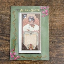 2025 Topps Allen & Ginter Allen & Ginter Mini Framed Relics Angel Martínez #MFR-AM card