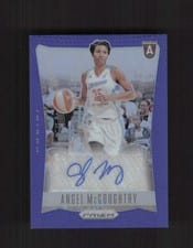 2024 Panini Prizm WNBA Throwback Signatures Angel McCoughtry #TB-AM card