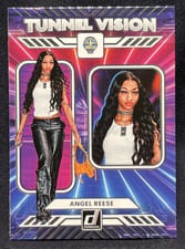 2025 Panini Donruss WNBA Tunnel Vision Angel Reese Press Proof #9 card