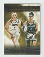 2024 Panini Origins WNBA Roots of Greatness Angel Reese/Diamond DeShields #14 card