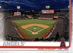 2019 Topps Base Set Angel Stadium #26 card