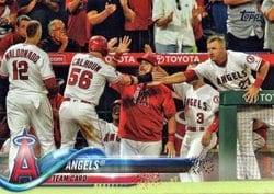 2018 Topps Base Set Angels #119 card