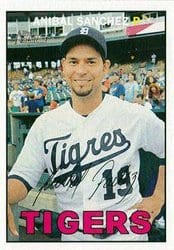 2016 Topps Heritage Base Set Anibal Sanchez #106 card