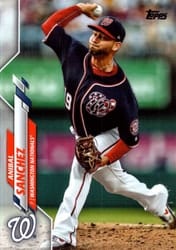 2020 Topps Base Set Anibal Sanchez #193 card