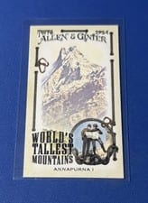 2024 Topps Allen & Ginter World’s Tallest Mountains Annapurna I #WTM-10 card