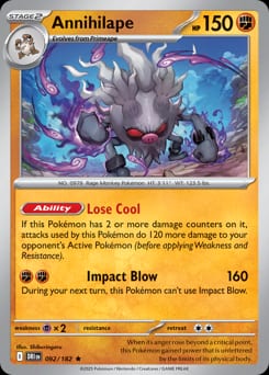 Destined Rivals Annihilape #92 card