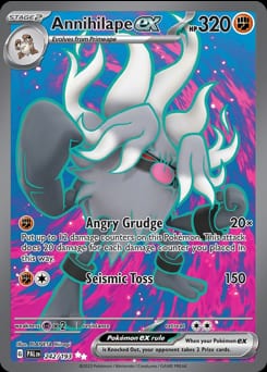Paldea Evolved Annihilape ex #242 card