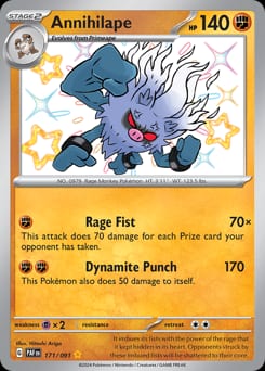 Paldean Fates Annihilape #171 card