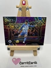 2023 Panini Prizm Premier League Ansu Fati Orange Mosaic #100 card