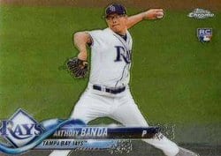 2018 Topps Chrome Base Set Anthony Banda #54 card