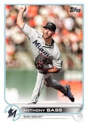 2022 Topps Update Base Set Anthony Bass #US227 card