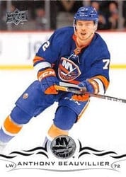 2018-19 Upper Deck Base Set Anthony Beauvillier #115 card