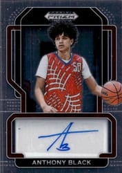 2022 Panini Prizm Draft Picks Freshman Signatures Anthony Black #FS-ABL card