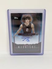 2023-24 Topps Midnight Stroke of Midnight Autographs Anthony Black #SMA-AB card
