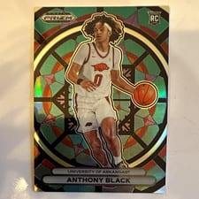 2023 Panini Prizm Draft Picks Stained Glass Anthony Black #2 card