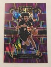 2023 Panini Select Anthony Black Blue #71 card