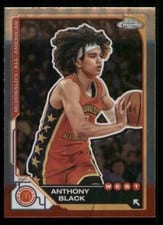 2025 Topps Chrome McDonald's All American Base Set Anthony Black #85 card