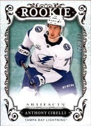 2018-19 Upper Deck Artifacts Base Set Anthony Cirelli #174 card