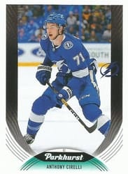 2020-21 Parkhurst Base Set Anthony Cirelli #9 card