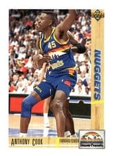 1991-92 Upper Deck Base Set Anthony Cook #203 card
