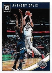 2018-19 Donruss Optic Base Set Anthony Davis #47 card
