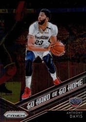 2018-19 Panini Prizm Go Hard or Go Home Anthony Davis #1 card