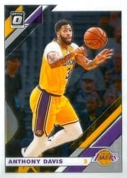 2019-20 Donruss Optic Base Set Anthony Davis #90 card