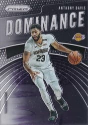 2019-20 Panini Prizm Dominance Anthony Davis #2 card