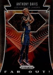 2019-20 Panini Prizm Far Out! Anthony Davis #7 card