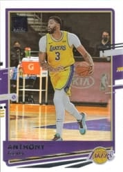 2020-21 Clearly Donruss Base Set Anthony Davis #38 card