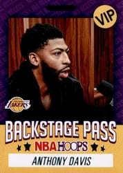 2020-21 Hoops Backstage Pass Anthony Davis #3 card