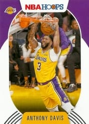 2020-21 Hoops Base Set Anthony Davis #126 card