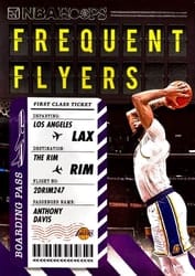 2020-21 Hoops Frequent Flyers Anthony Davis #5 card