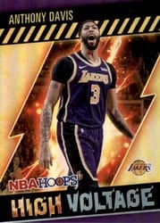 2020-21 Hoops High Voltage Anthony Davis #4 card