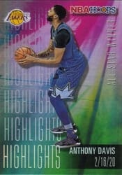 2020-21 Hoops Highlights Anthony Davis #1 card