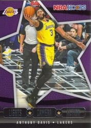 2020-21 Hoops Lights Camera Action Anthony Davis #20 card