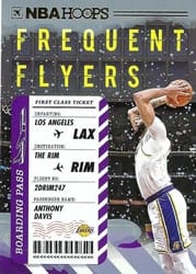 2020-21 Hoops Winter Frequent Flyers Anthony Davis #5 card