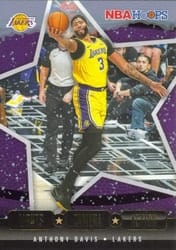 2020-21 Hoops Winter Lights Camera Action Anthony Davis #20 card