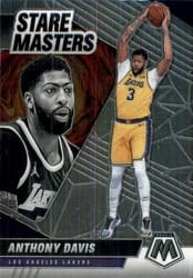 2020-21 Panini Mosaic Stare Masters Anthony Davis #13 card