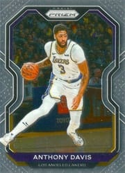 2020-21 Panini Prizm Base Set Anthony Davis #109 card