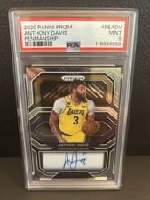 2020-21 Panini Prizm Penmanship Anthony Davis #PE-ADV card