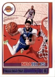 2021-22 Hoops Base Set Anthony Davis #146 card