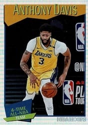 2021-22 Hoops Base Set Anthony Davis #254 card