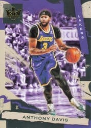 2021-22 Panini Court Kings Base Set Anthony Davis #10 card
