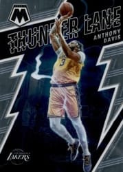 2021-22 Panini Mosaic Thunder Lane Anthony Davis #3 card