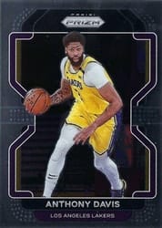 2021-22 Panini Prizm Base Set Anthony Davis #53 card