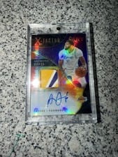 2021-22 Panini Select X-Factor Memorabilia Signatures Anthony Davis #XF-ADV card